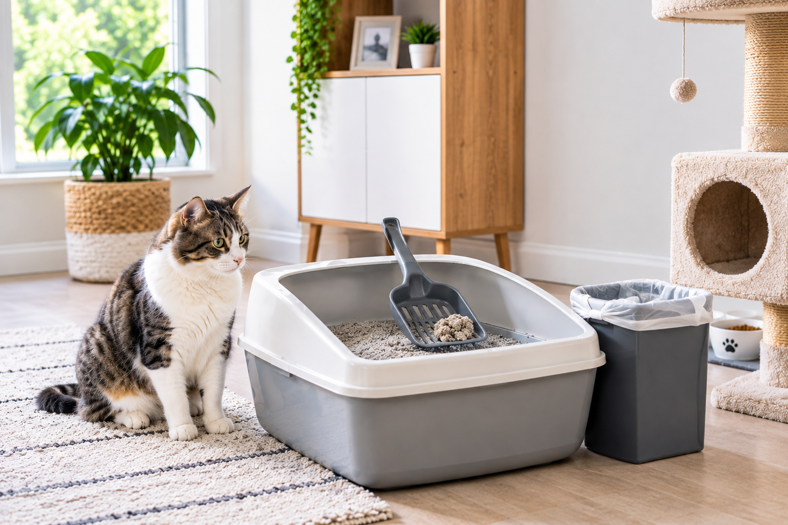Litter box cleaning service